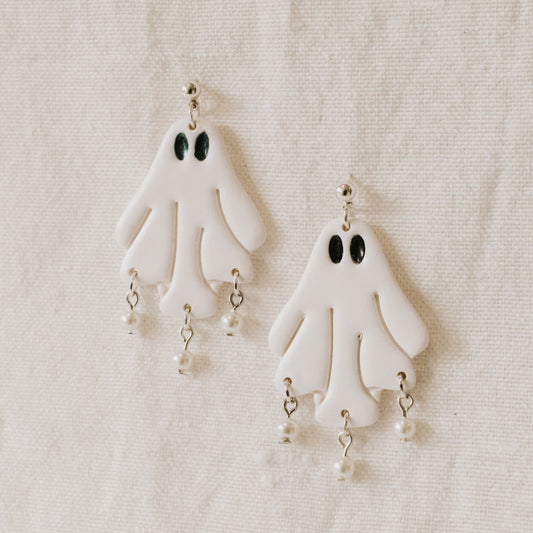 Cute Ghost Earrings - Claymore NZ - Earrings