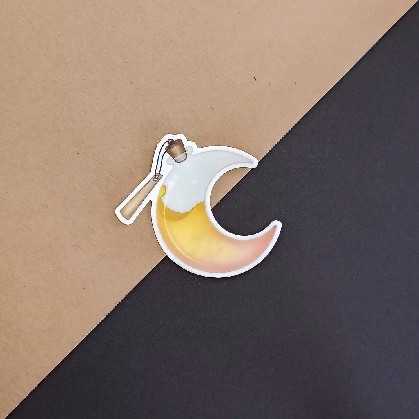 Crescent Moon Potion Vinyl Sticker - Claymore NZ -