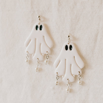 Cute Ghost Earrings - Claymore NZ-Earrings