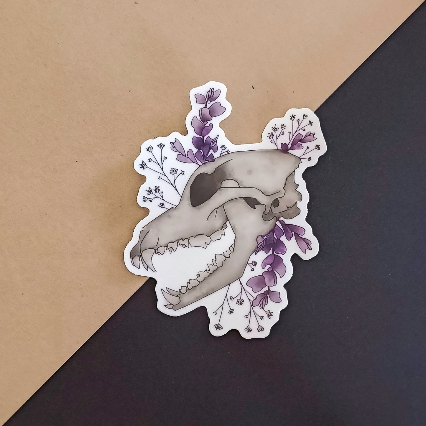 Wolf Skull Sticker - Claymore NZ -